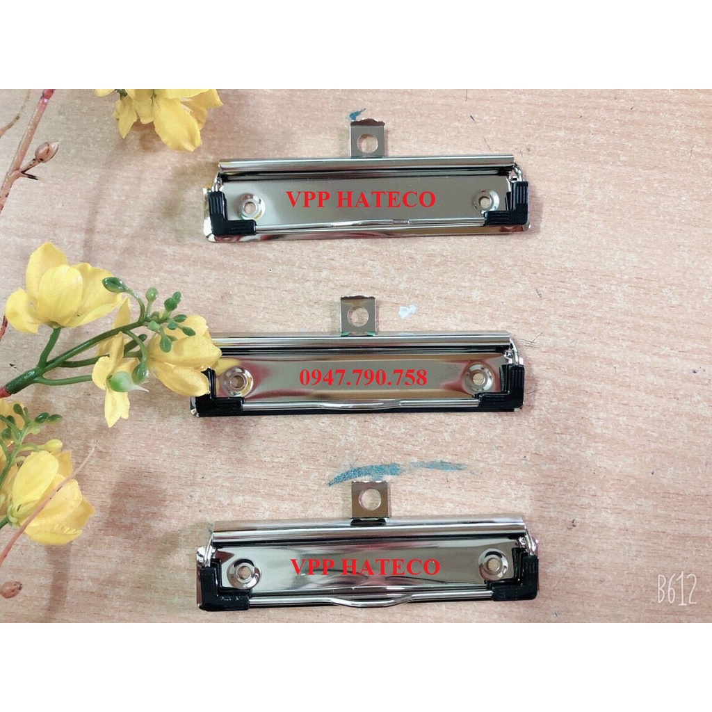 10  chiếc Kẹp trình ký Inox -  nẹp sắt - khóa trình ký - HÀNG LOẠI 1 bóng có đệm và móc treo