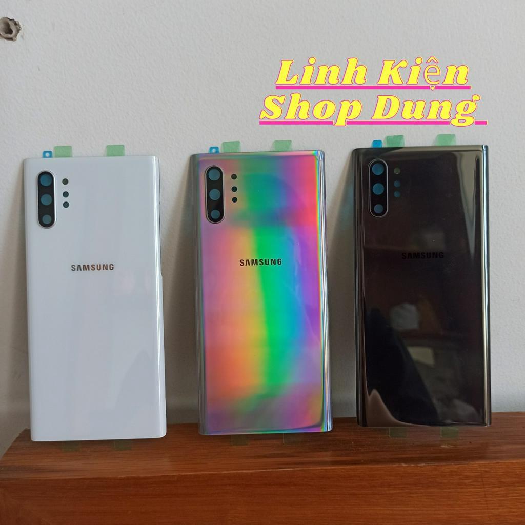 Nắp lưng Kính Samsung Note 10 / Note 10+  Có Kèm Kính Camera Hàng Đẹp