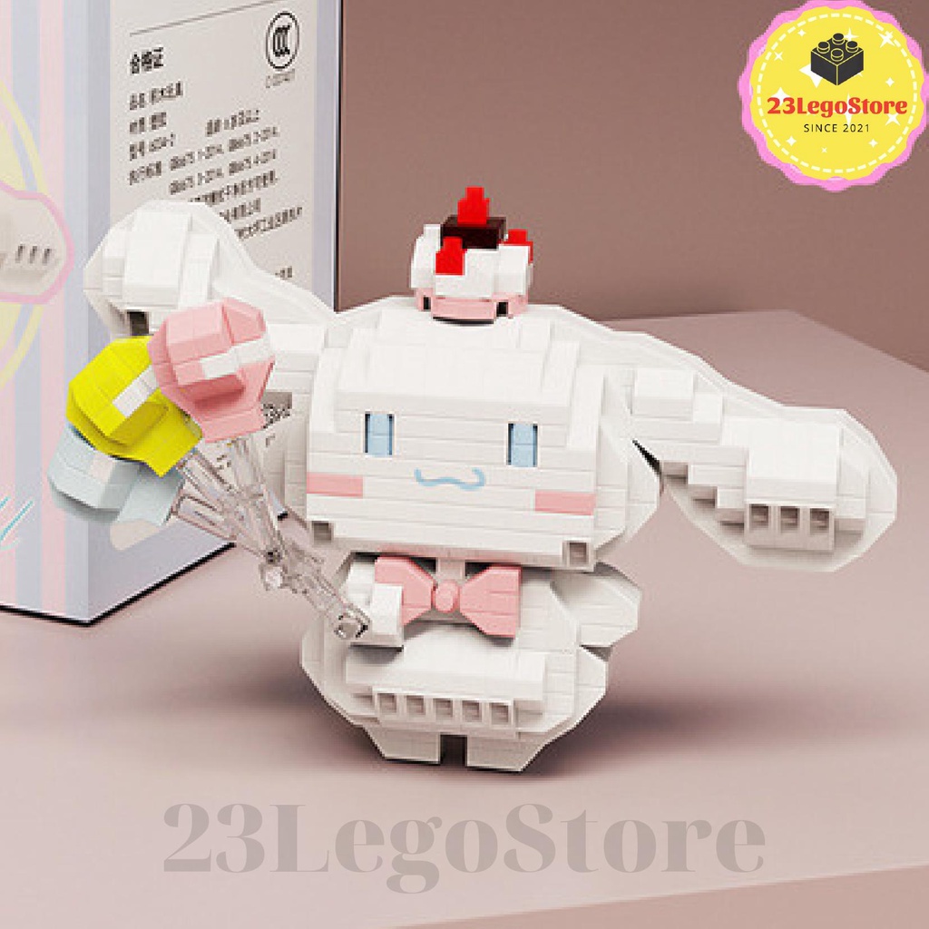 Bộ đồ chơi lắp ghép Ngựa một sừng Unicorn dành cho bé màu hồng cực dễ thương
