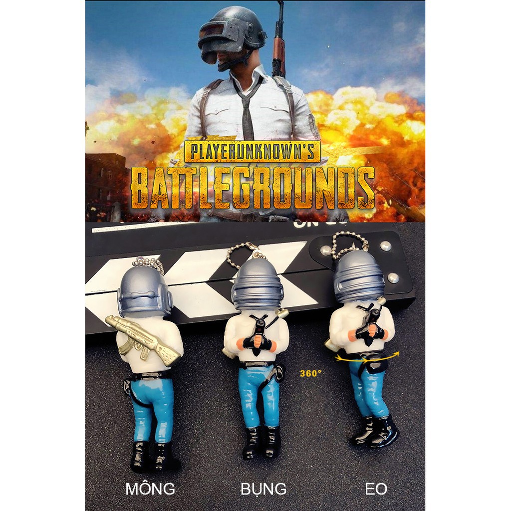 Móc Khóa PUBG Treo Balo Cực Chất Cho Fan P1105