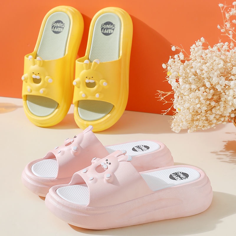 Dép Cao Gót Đế Dày Mềm Chống Trượt Họa Tiết Hoạt Hình Thời Trang Mùa Hè Cho Nữ