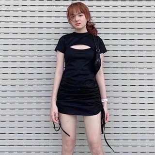 Đầm Đen Thun Xinh Xắn M,L,XL,2XL