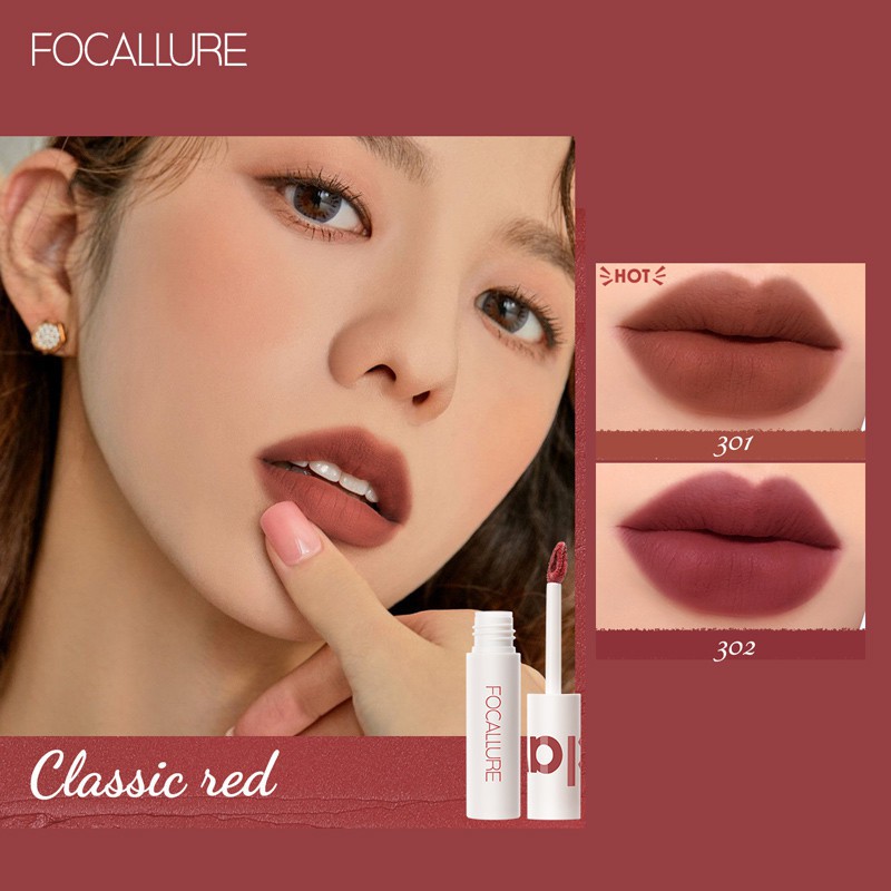 FOCALLURE Son Kem Chống Thấm Nước Focallure Bền Màu Lâu Trôi