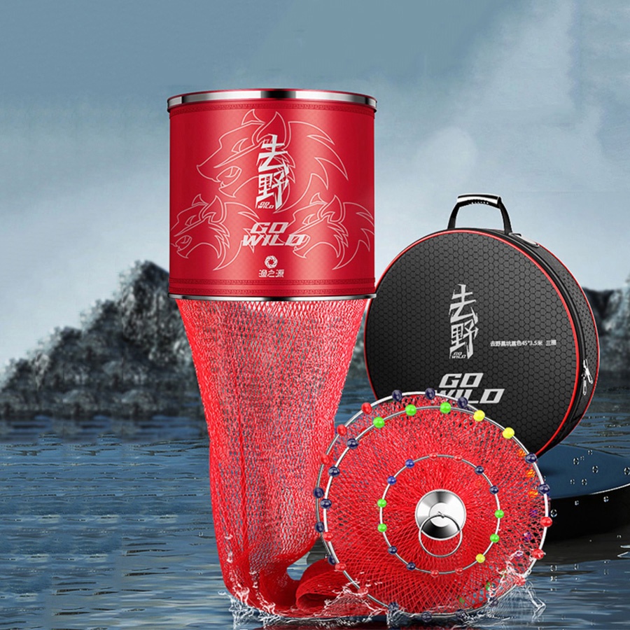 Giỏ Đựng Cá, Rọng Đựng Cá GO WILD siêu chịu tải hàng cao cấp chuyên dùng câu đài câu đơn KK-36