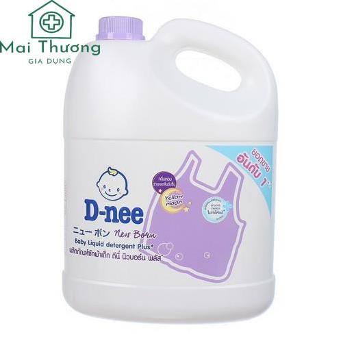 Nước Giặt quần áo em bé Dnee Thái Lan 3000ml nhập khẩu bởi cty đại thinh-team nhãn đầy đủ