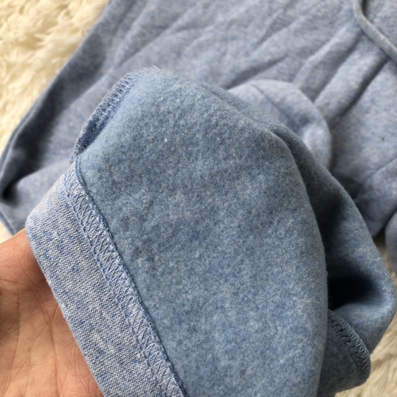 [Bigsize đến 80kg] Quần Nỉ Nữ Mặc Nhà Cạp Cao Dáng Suông Hàng Xuất