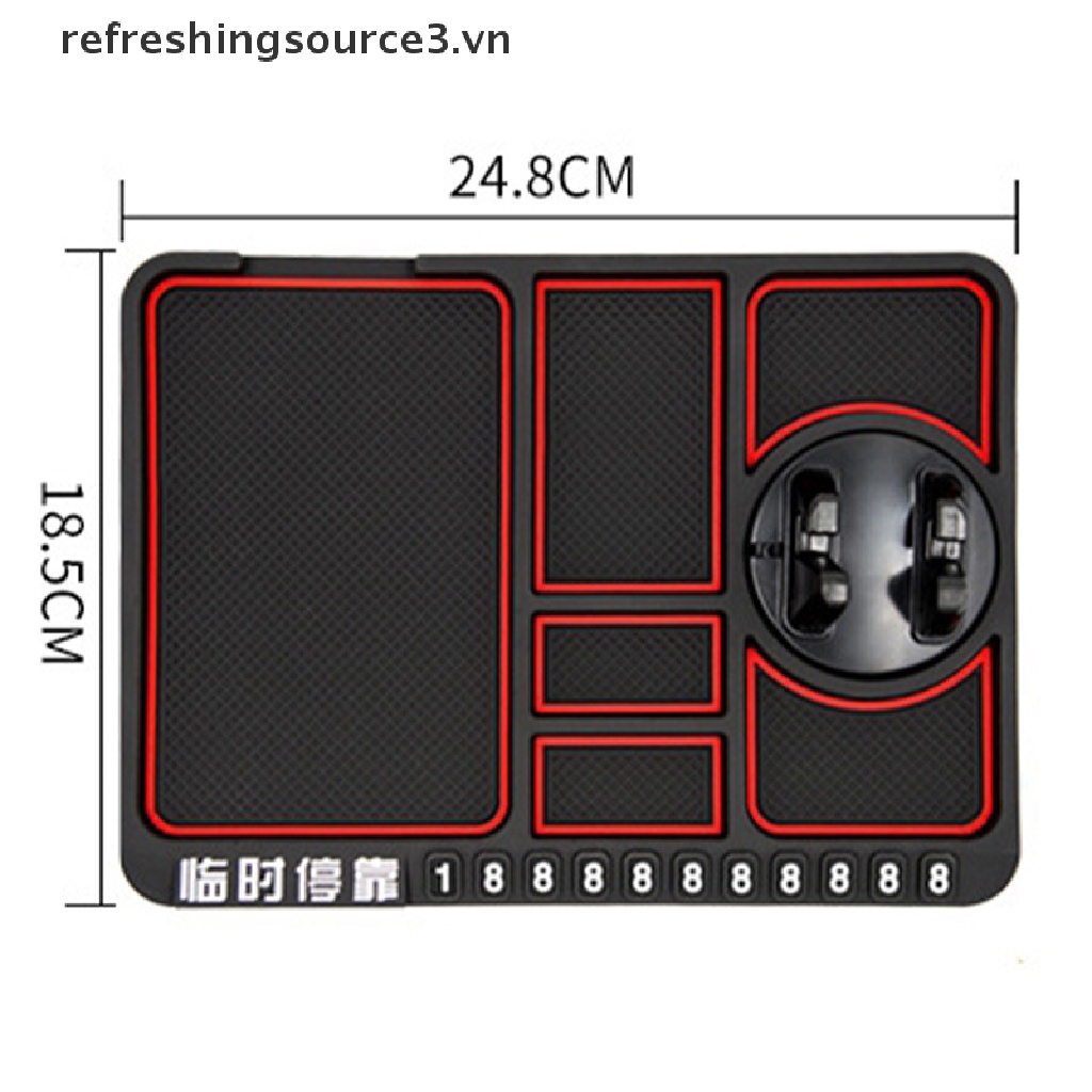 Giá Đỡ Điện Thoại Chống Trượt Bằng Silicon Cho Xe Hơi