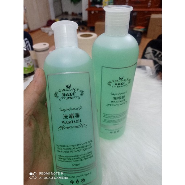 Nước lau gel JIAKOU, nước lau gel xanh