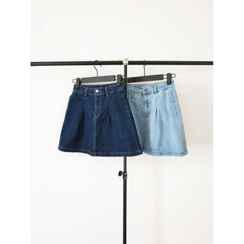 Váy jeans xếp ly AfterBefore | BigBuy360 - bigbuy360.vn