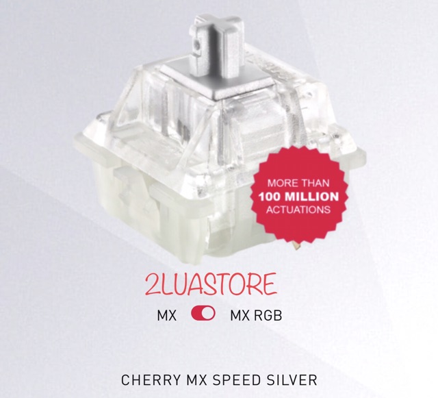Switch Cherry RGB Silver Speed cho bàn phím cơ | BigBuy360 - bigbuy360.vn