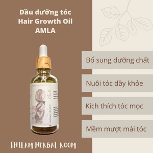 🌿Thilam Herbal Room🌿 Dầu dưỡng kích mọc tóc handmade / Hair Growth Oil - AMLA