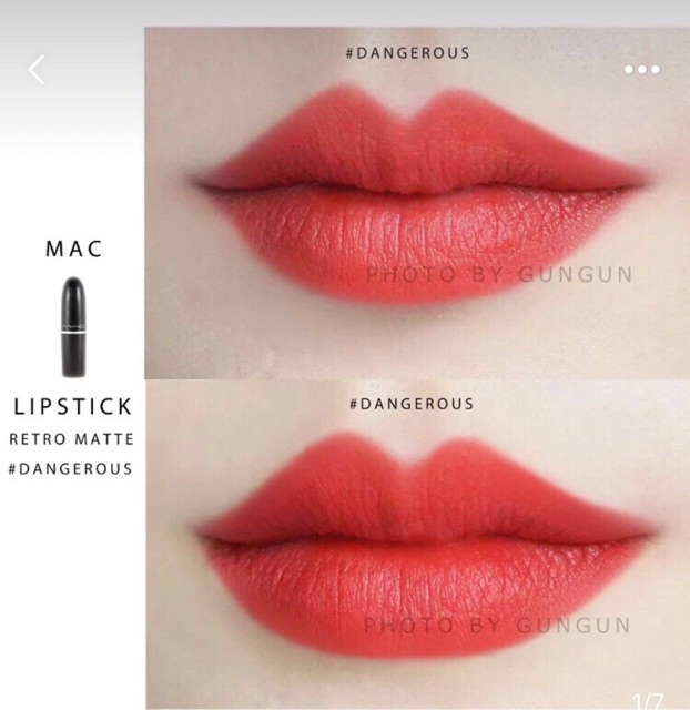 SON LÌ MAC RETRO MATTE (KÉO XEM ẢNH CÁC MÀU)