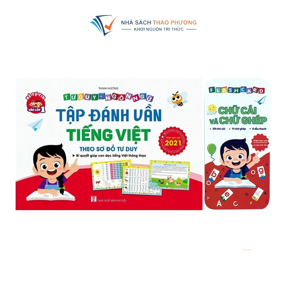 Sách - Tập đánh vần Tiếng Việt theo sơ đồ tư duy phiên bản mới 2021
