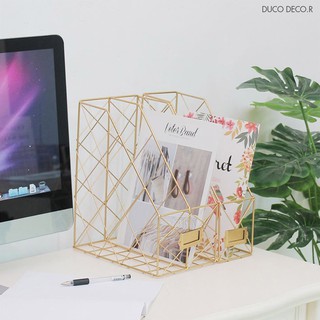 Kệ đựng hồ sơ tạp chí kim loại 24.5x9.5x30cm
