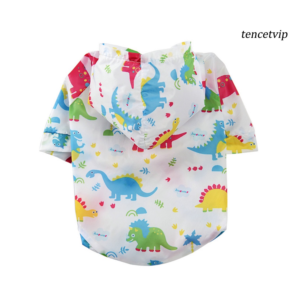 Áo hoodie bằng nylon chống tia UV in hình chú chó hoạt hình thời trang mùa hè