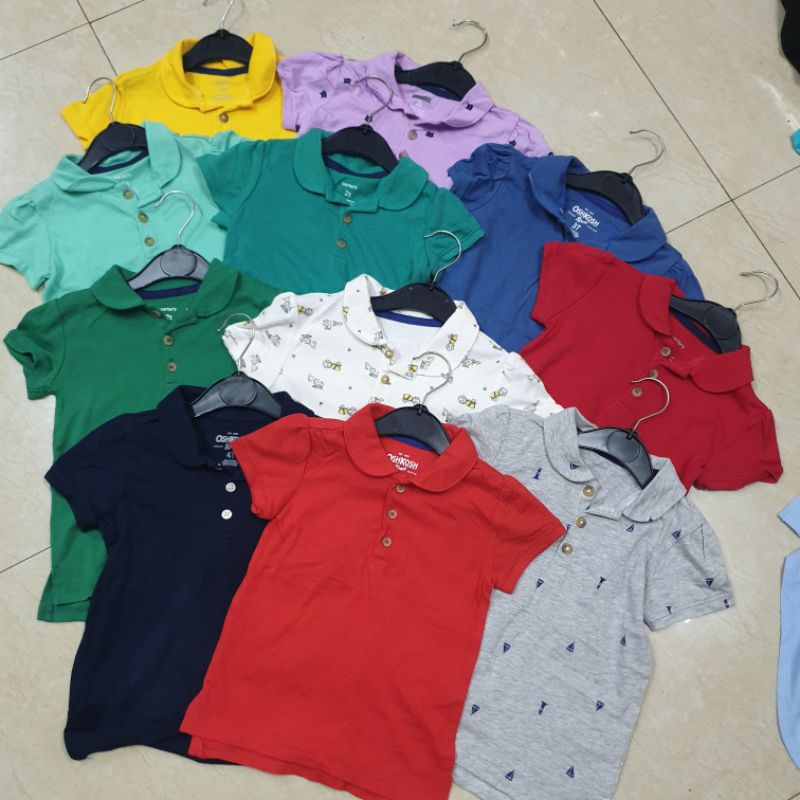 Áo thun polo bé gái vải cotong (hàng vnxk lẻ xai)