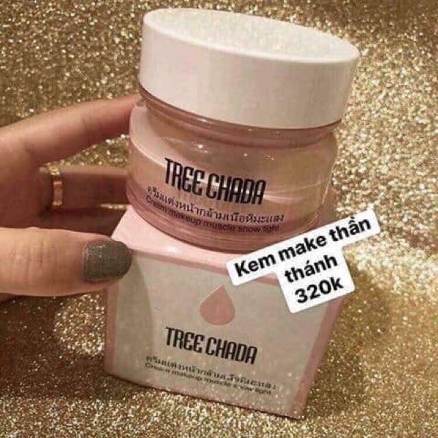 Kem Trang Điểm Cao Cấp Tree Chada Cream Makeup Snow Light Thái Lan