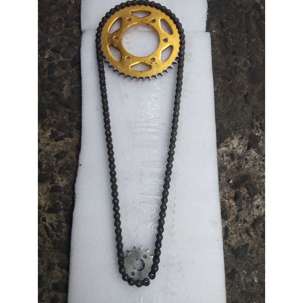 Bộ Nhông Sên Dĩa cho xe EX150 (hàng xài lướt còn hơn 95%)