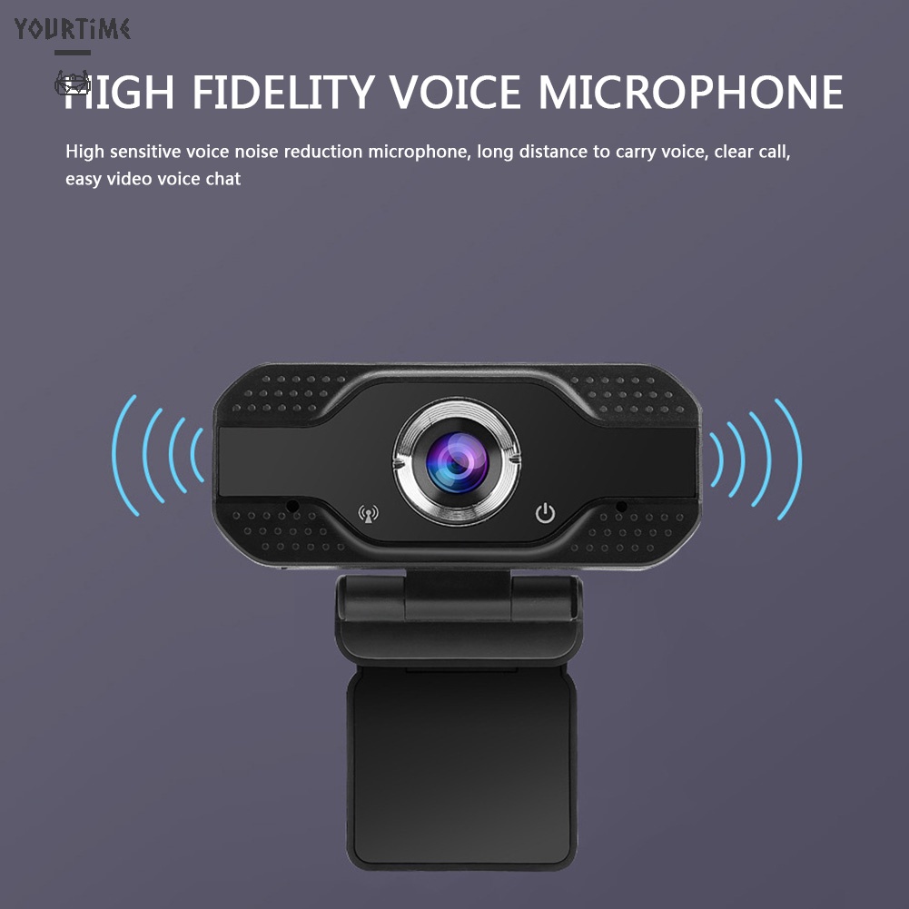 Webcam 2MP 1080P HD USB kèm micro hỗ trợ phát sóng trực tuyến | BigBuy360 - bigbuy360.vn
