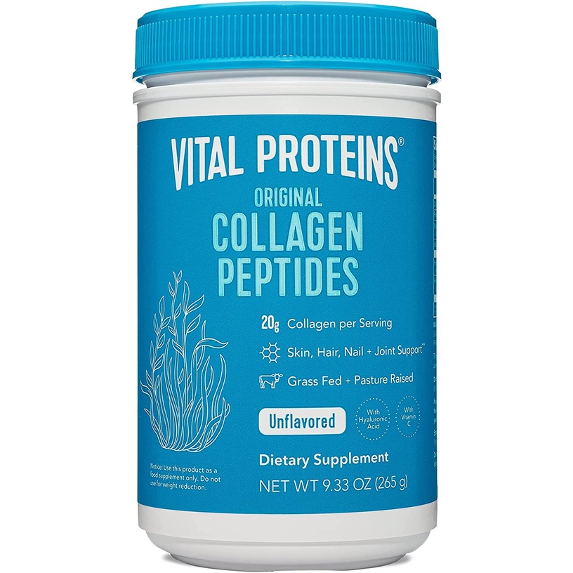 BỘT COLLAGEN PEPTIDES - ĐẸP & KHỎE DA MÓNG TÓC XƯƠNG KHỚP Vital Proteins KHÔNG VỊ Unflavored