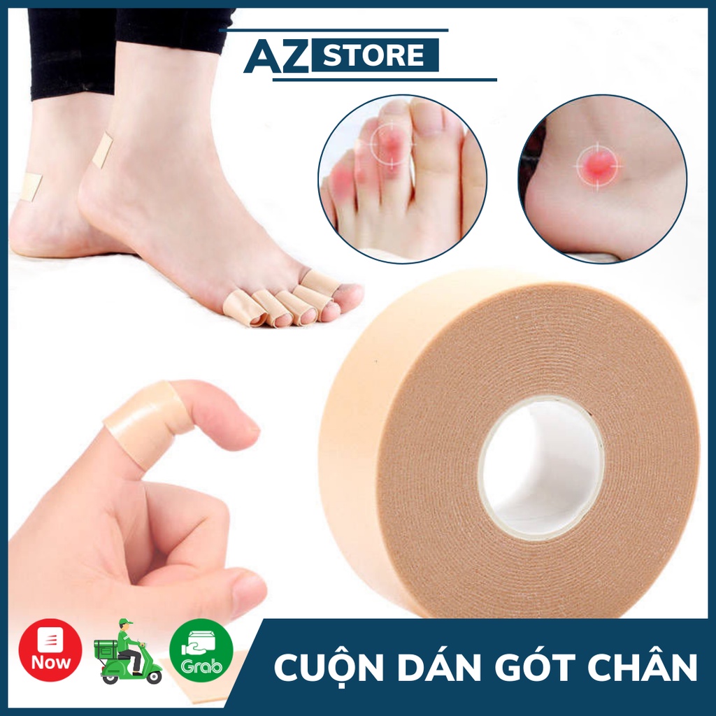 Cuộn băng keo dán gót chân chống trượt dài 5M - AZ Store