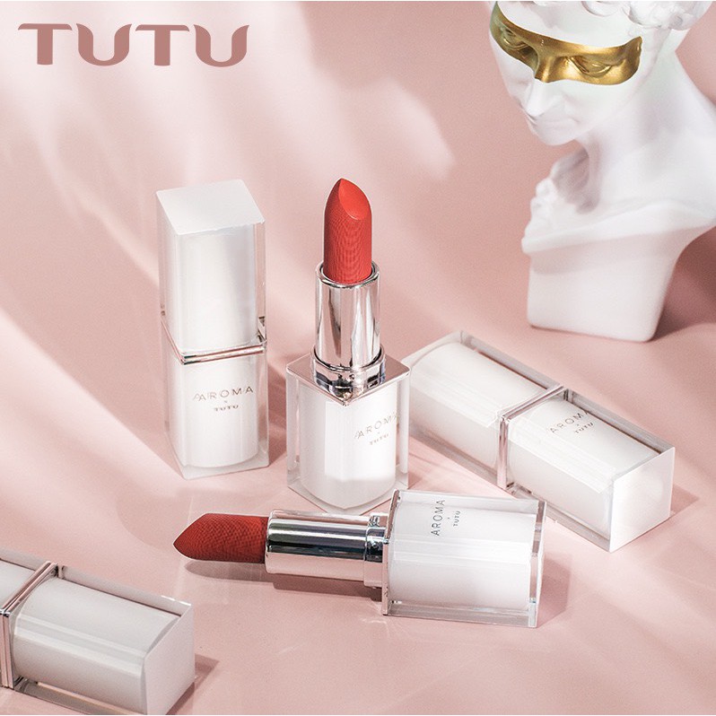 [TUTU] Son thỏi Tutu x Aroma White Tube (TU5323)