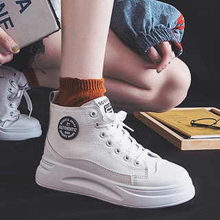 [HÀNG QUẢNG CHÂU] Giày Thể Thao Nữ Cao Cổ Đế Bánh Mì 4U4M2548