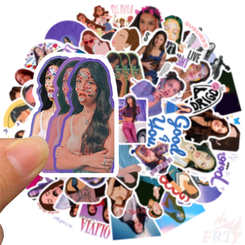 ❉ Olivia Rodrigo Series 04 Stickers ❉ 50Pcs/Set DIY Waterproof Fashion Doodle Decals Stickers