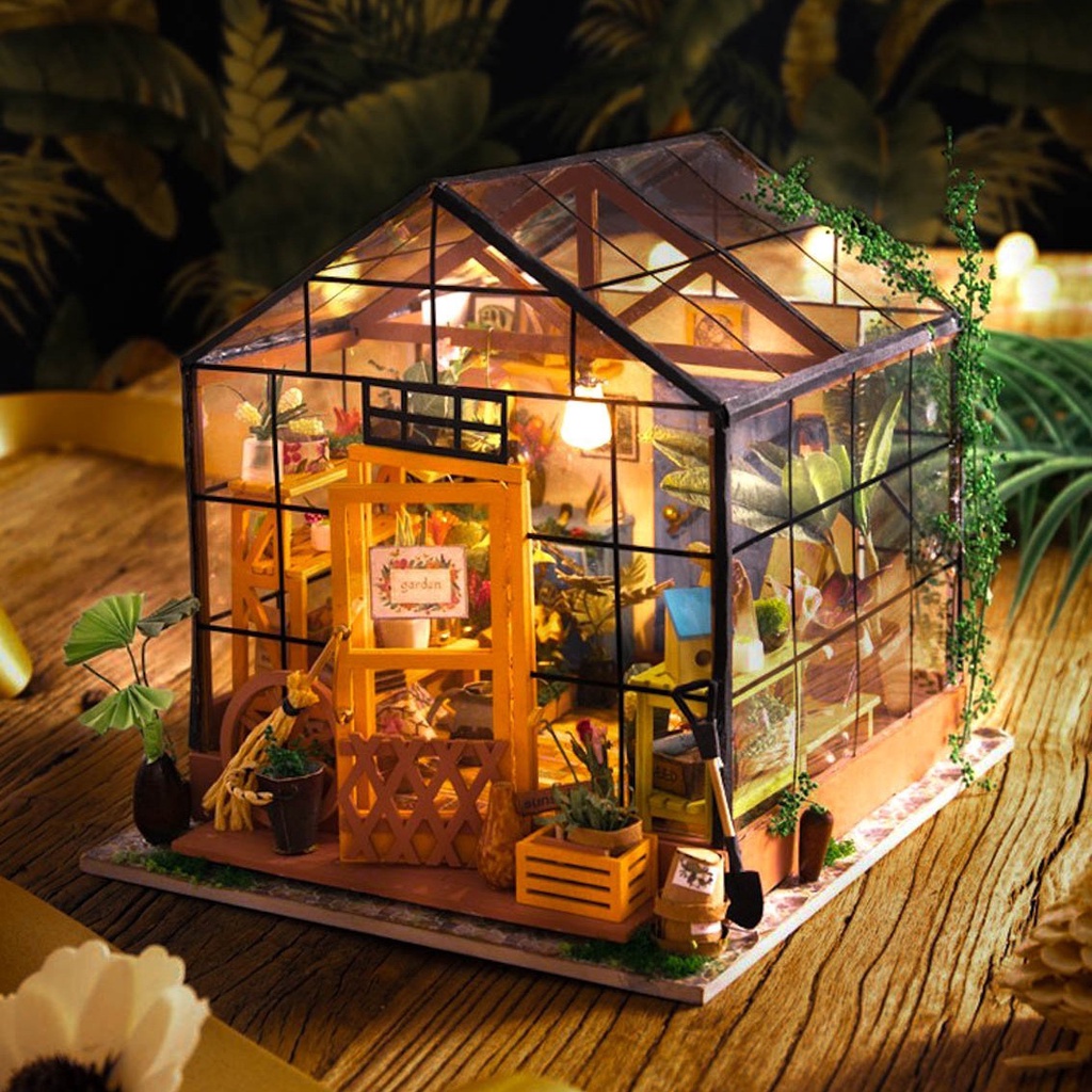 Mô Hình 3D Gỗ Nhà Tí Hon Cathy's Flower House DG104