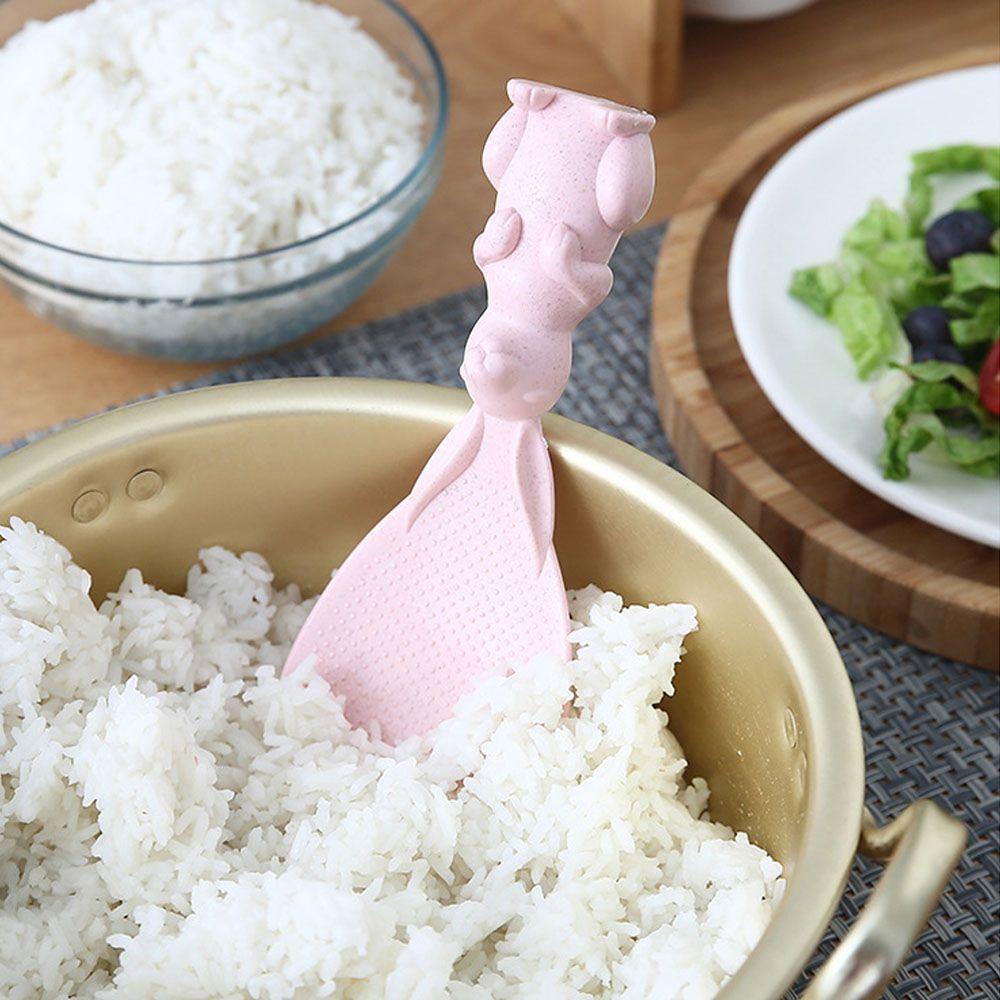 Muỗng Xới Cơm Bằng Sợi Rơm Lúa Mì Mới
