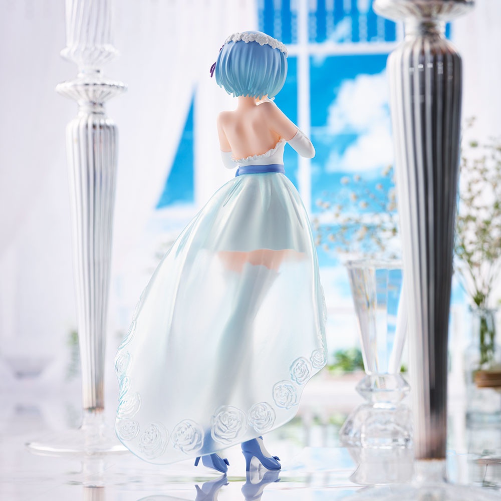 Mô Hình Figure Nhân Vật Anime Re:Zero kara Hajimeru Isekai Seikatsu, Rem, SPM Figure, Bridal Dress Ver. (SEGA) Chính Hãn