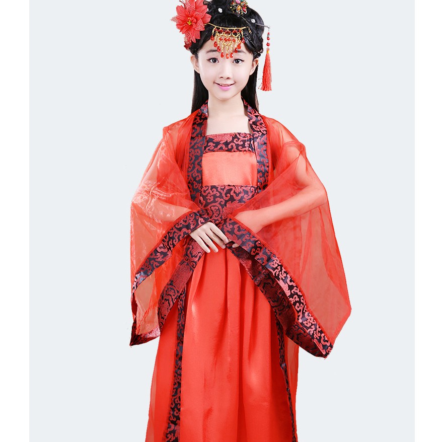 Hán phục cổ trang bé gái, có size người lớn. Hàng về sau 10 ngày. S26