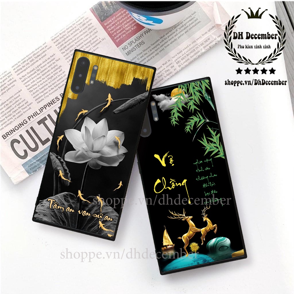 Ốp lưng Samsung Galaxy NOTE 10 / NOTE 10 PLUS in hình thư pháp tâm an vạn sự an ,mã đáo thành công SIÊU CHẤT