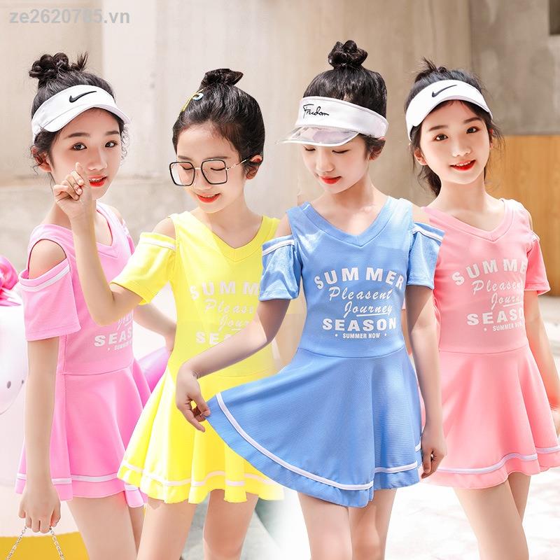 ●┋☼Bộ Đồ Bơi Một Mảnh Kiểu Công Chúa Dễ Thương Cho Bé Gái 7-11 Tuổi