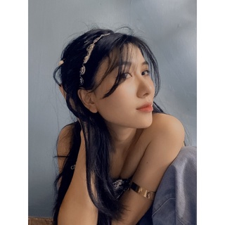 Bờm tóc bohemian - Vòng đội đầu boho - head chain boho style