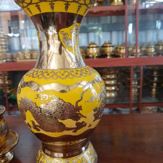 Bộ thờ cúng 3d rồng vàng.