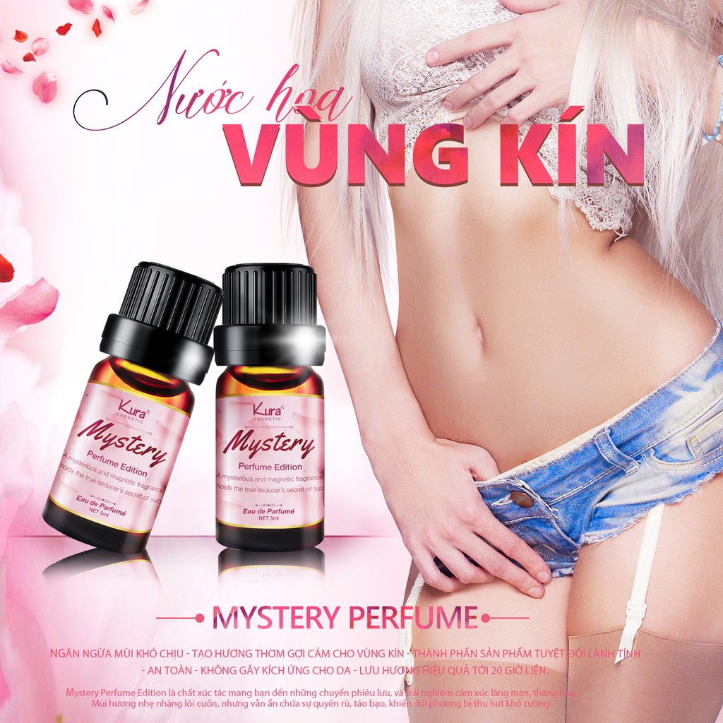 Nước hoa vùng kín Nam Nữ XBeauty Mystery【CÓ CHE TÊN. Chiết xuất từ hương hoa thiên nhiên không kích ứng