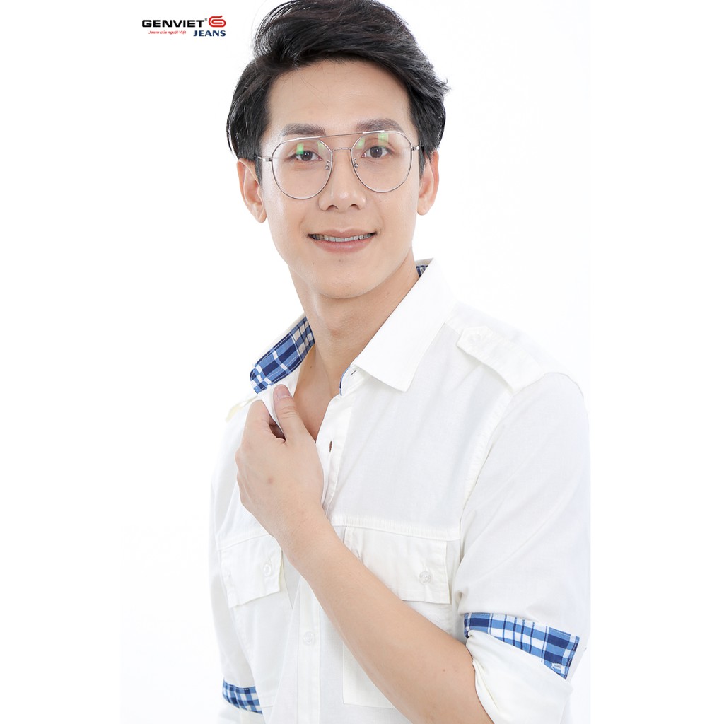 Áo sơ mi nam dài tay D3121C542 - GENVIET | BigBuy360 - bigbuy360.vn