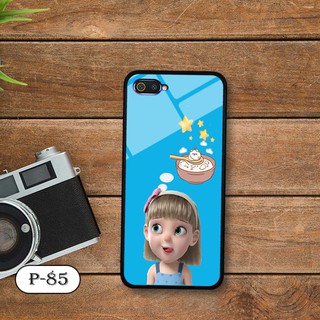 Ốp kính in hình cute Realme C2