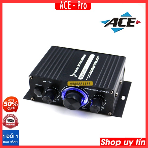 Âm Ly Mini 12VDC HiFi Công Suất Đỉnh 150W