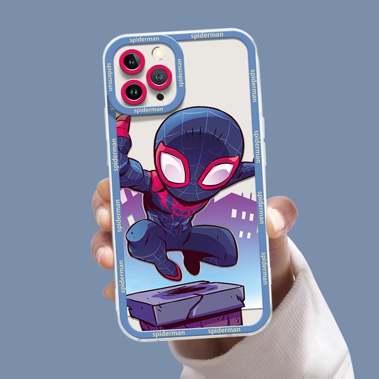 Ốp Điện Thoại Silicon TPU Mềm Trong Suốt Họa Tiết Hoạt Hình Cho IPhone 14 13 12 11 Pro X XS MAX XR Mini 6S 7 8 Plus