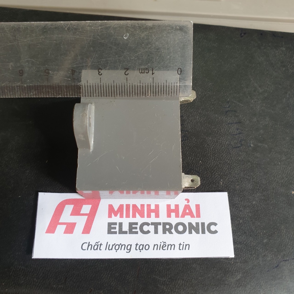 Tụ CBB 5uf 450V hàng tháo máy kích thước 2.5 x 3.8 x4.8cm
