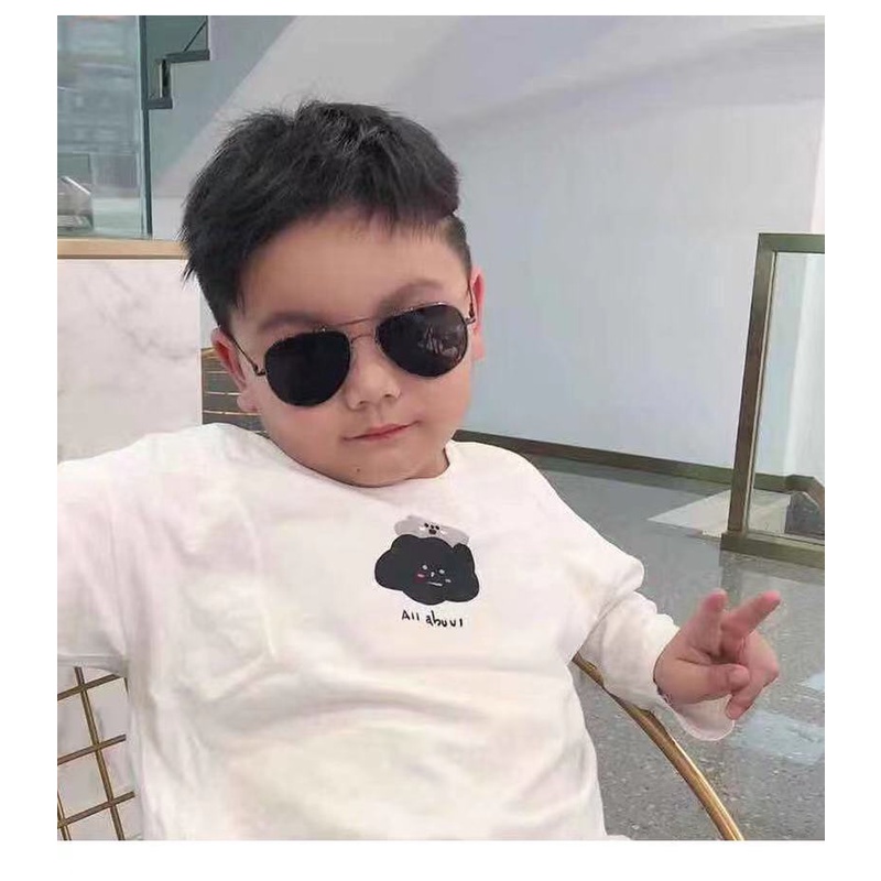 Kính mát gọng kim loại nhiều màu sắc thời trang cho bé