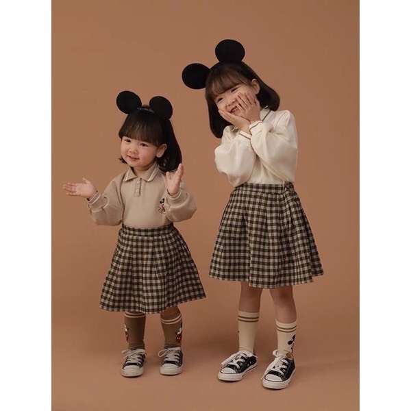 Set 3 tất cao cổ Mickey cho bé