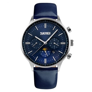 [Chuẩn Men] Đồng Hồ Skmei 9117 Nam Dây Da Chính Hãng Sang Trọng