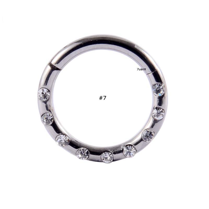 Vòng khoen xỏ mũi / cơ thể G23 làm từ titan bền bỉ cá tính