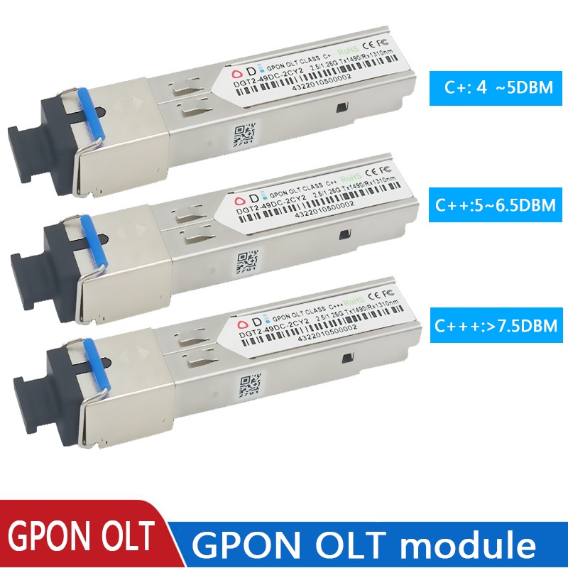 Mô Đun GPON OLT B + C + + SFP Thu Phát Tín Hiệu GPON SFP Tương Thích Với HW ZTE Vsol C + + +