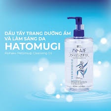 Dầu tẩy trang Hatomugi 500ml chiết xuất ý dĩ hàng Nhật nội địa LIKE TOKYO