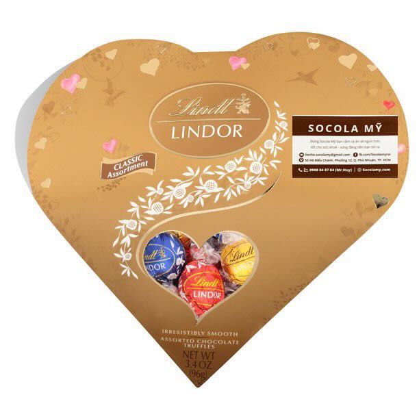 Socola Ý Lindor Trái Tim - Socola Mỹ