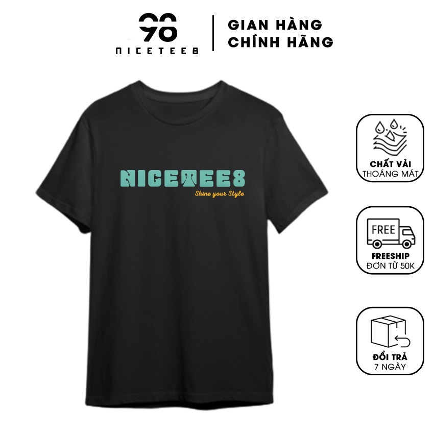 Áo phông form rộng tay lỡ unisex, áo thun nam nữ local brand NICETEE8 AT003
